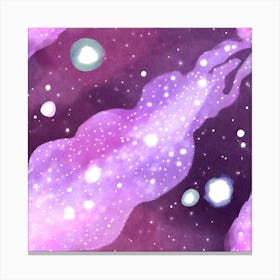 Galaxy purple 3 Canvas Print