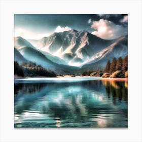 Mountain Lake 1 Canvas Print