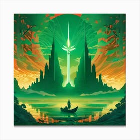 Emerald City 1 Canvas Print