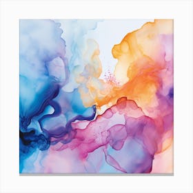 Abstract Watercolor Painting 5 Canvas Print