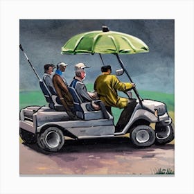 Golf Cart 3 Canvas Print