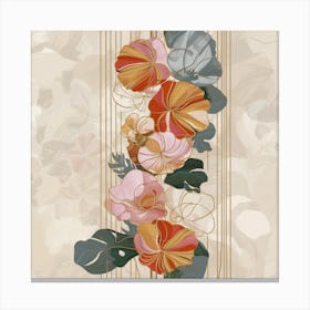 Floral Wall Art 1 Canvas Print