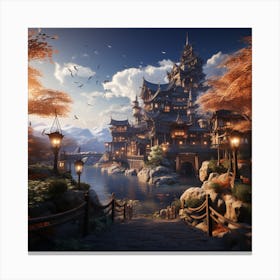 Dragonextinction Ultra Detailed Photorealistic Anime Dreamworld F6a26859 5fe6 4a8f 9ee9 4ded982ea295 Canvas Print