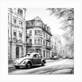 Vw Beetle Canvas Print