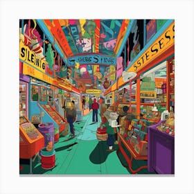 San Francisco Market Canvas Print