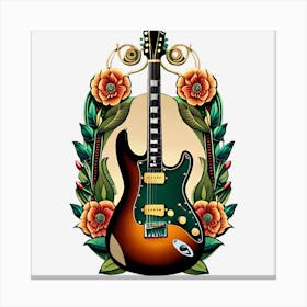 Acoustic Guitar 2 Canvas Print