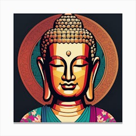 Buddha Painting (10) Canvas Print