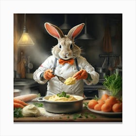 Chef Rabbit 1 Canvas Print