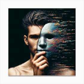 Digital Man Canvas Print