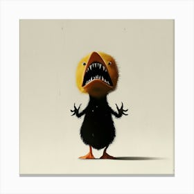 Horror Duck Canvas Print