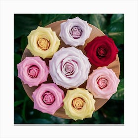 Bouquet Of Roses Canvas Print