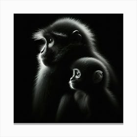 Mother And Child 4 Canvas Print