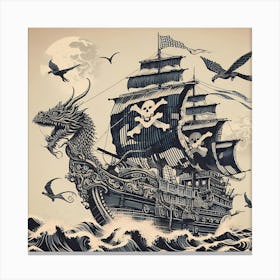 Pirate Ship Canvas Print