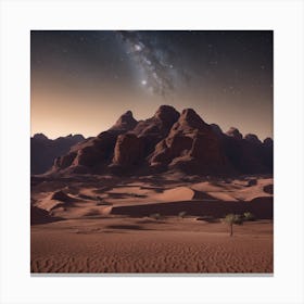 Desert calm Canvas Print