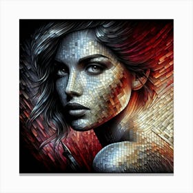 A mysterious woman 15 Canvas Print