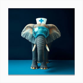 Asm Elephant Wearing Like A Doctor Cb10772d 686b 4975 810b B29a823adc86 Canvas Print