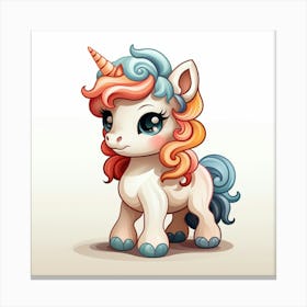 Cute Unicorn 7 Canvas Print