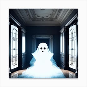 Ghost In The Hallway Canvas Print