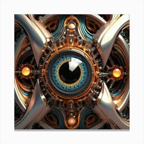 Futuristic Eye Canvas Print