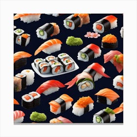 Sushi Canvas Print