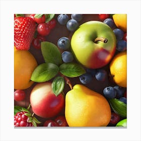 Fruit Wallpaper 2 Canvas Print