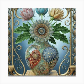 Vase Unique And Rare Decorative Antique 21 Canvas Print