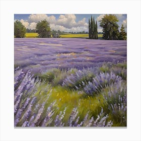 Lavender Field Canvas Print