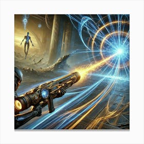 A Striking Depiction Of The Reality Bane Weapon Us Canvas Print