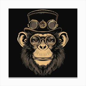 Steampunk Monkey 13 Canvas Print