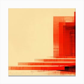 Abstract - Red Canvas Print