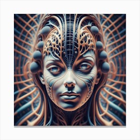 Cybernetic Woman 6 Canvas Print