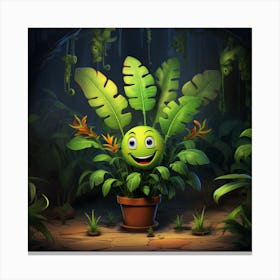 Happy Jungle Canvas Print