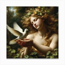 Dove Of Peace 4 Canvas Print