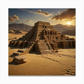 Egyptian Pyramid 3 Canvas Print