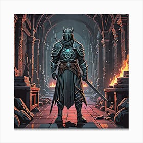 Dark Knight 1 Canvas Print