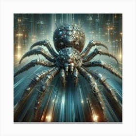 Futuristic Spider 1 Canvas Print