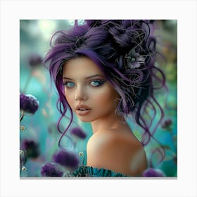 Purple Beauty Canvas Print