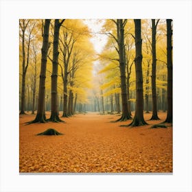 Beautiful Forest Landscape Canvas Print