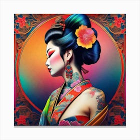 Geisha 180 Canvas Print