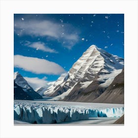 Glacier In Argentina 1 Canvas Print