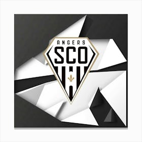 Angers SCO Logo Wall Arts 14 Canvas Print