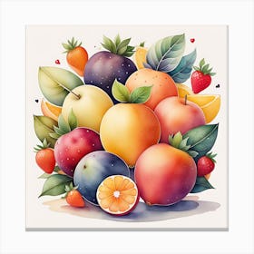 Juicy Palette Canvas Print