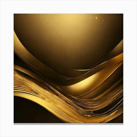 Abstract Gold Background Canvas Print