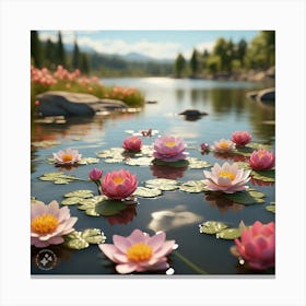 Water Lilies Canvas Print