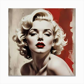 Marilyn Monroe Eternal Glamour Canvas Print