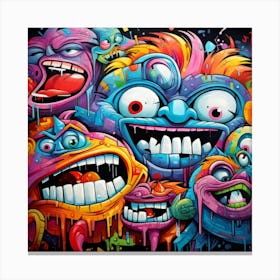 Monsters 2 Canvas Print