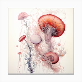 Protozoa Illustration Canvas Print