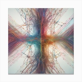 Cross Of Wires Canvas Print