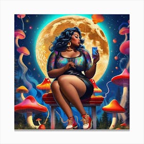 Mushroom Woman 1 Canvas Print