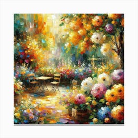 Garden In The Sun Canvas Print